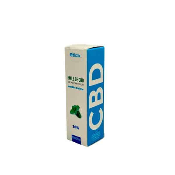 Huile CBD Menthe 20%