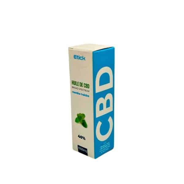 Huile CBD menthe 40%
