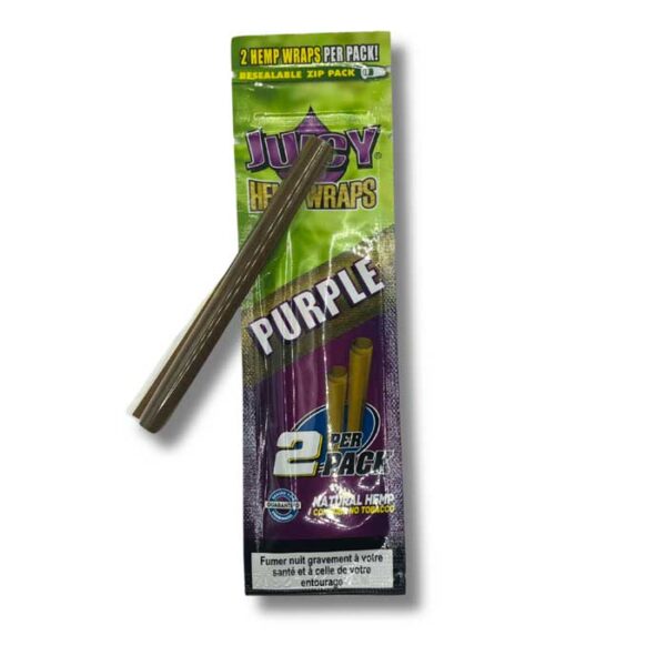 Feuilles Juicy Hemp Wraps Purple – Image 2