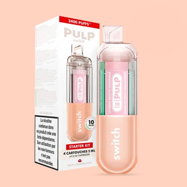 Kit Le Pod Switch 500mAh Rose - PULP - 10mg/ml