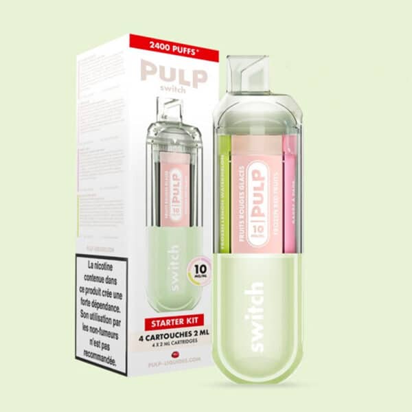 Kit Le Pod Switch 500mAh Vert - PULP - 10mg/ml