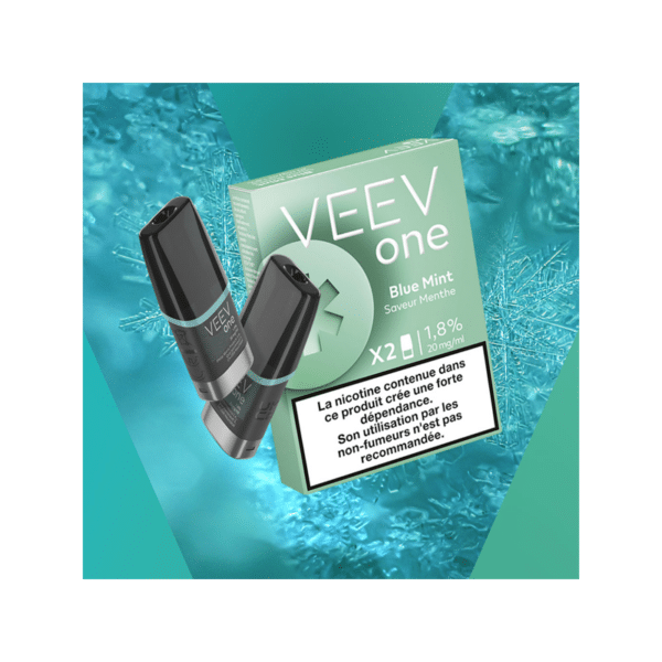 Pack de 2 Pods pré-remplis One Blue Mint - Veev