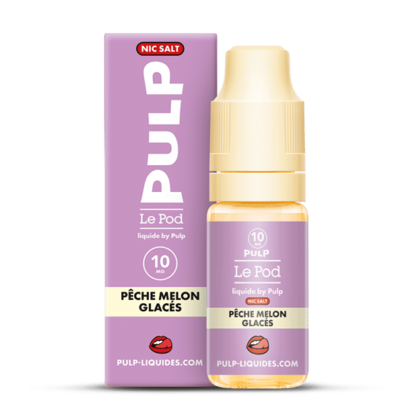 Le Pod Liquide Pêche Melon Glacés - Sel - PULP - 10ml