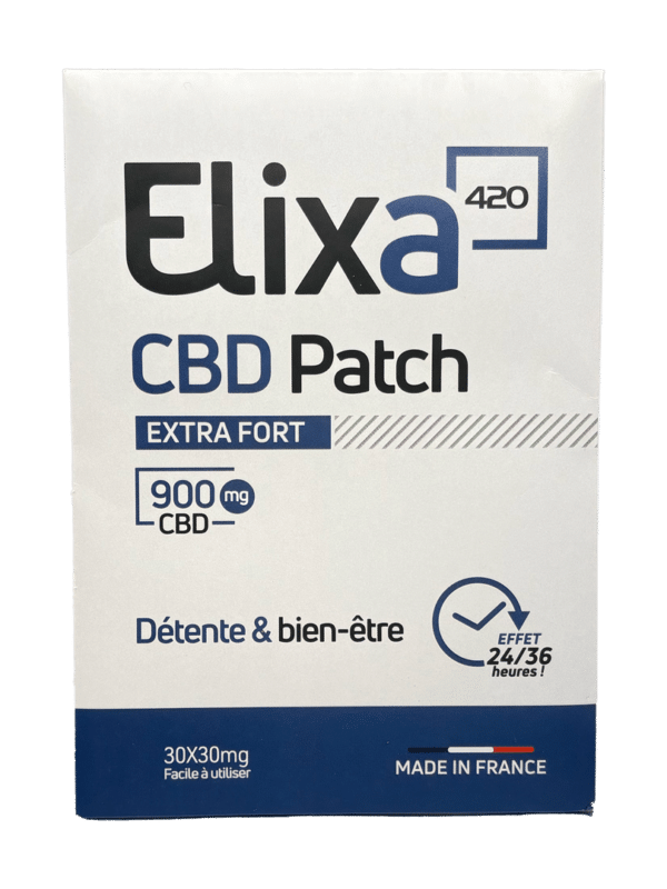 Patchs CBD x30 - Elixa 420 - 30mg par patch