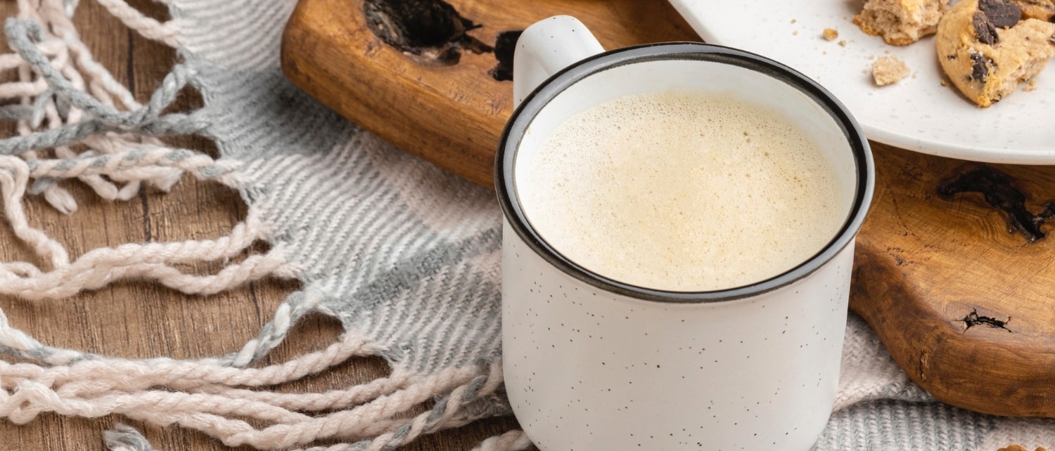 chai latte et cookies CBD